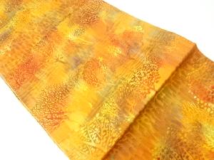 木立模様織り出し名古屋帯